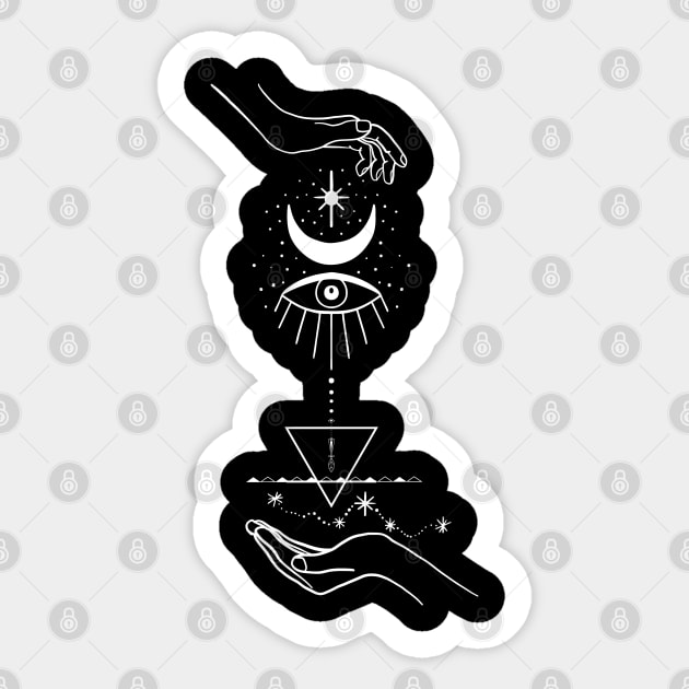 Between Heaven and Earth | Magic Spell Collection | White Variant Sticker by thepinecones